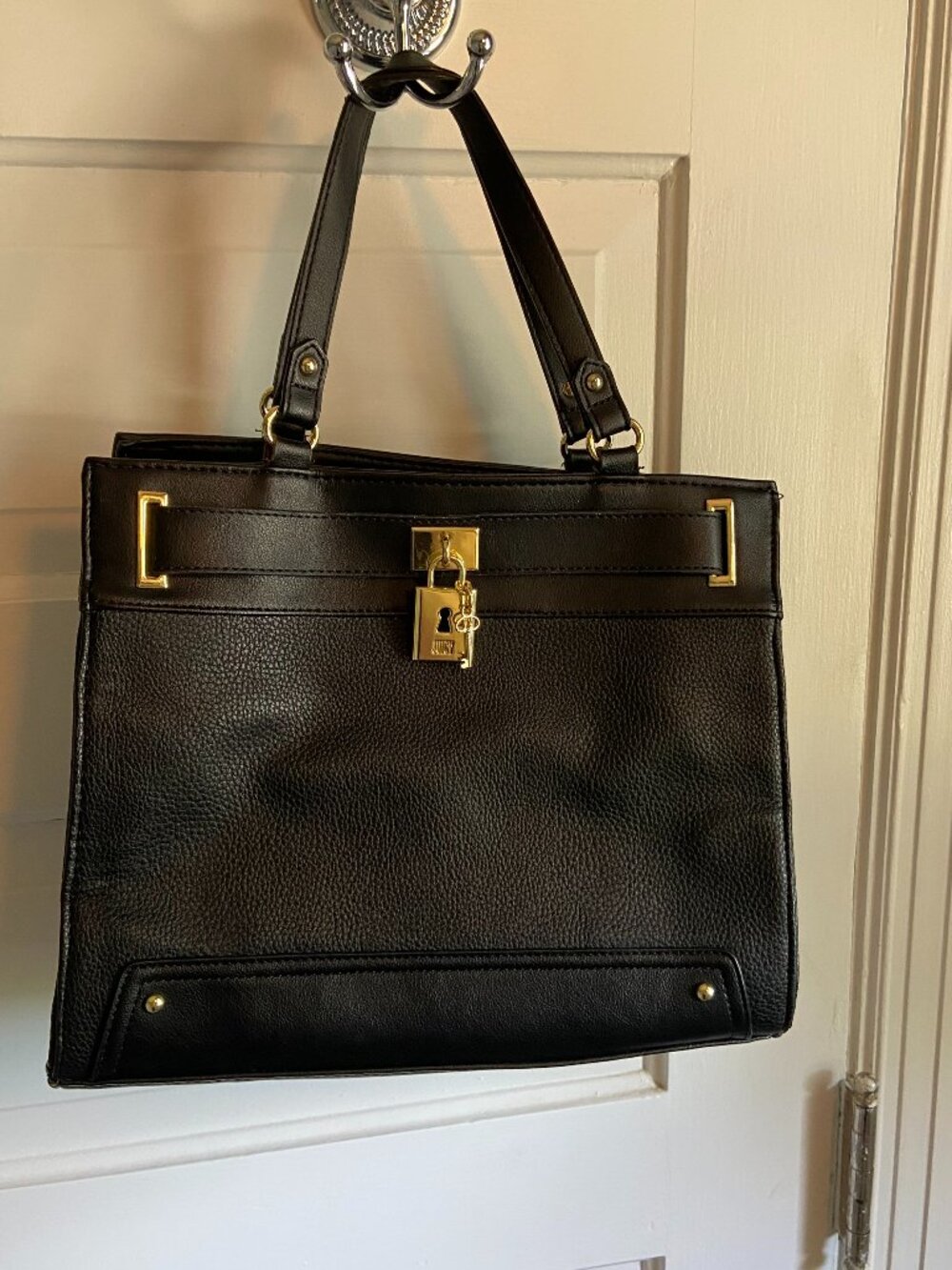 juicy couture black handbag, black juicy couture purse